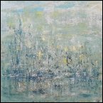 Leinen | Skyline blue 80x80 cm 2023